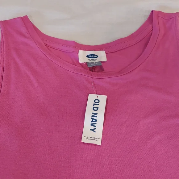Old Navy Relaxed Pink Tank Top Size Medium - Picture 13 of 14